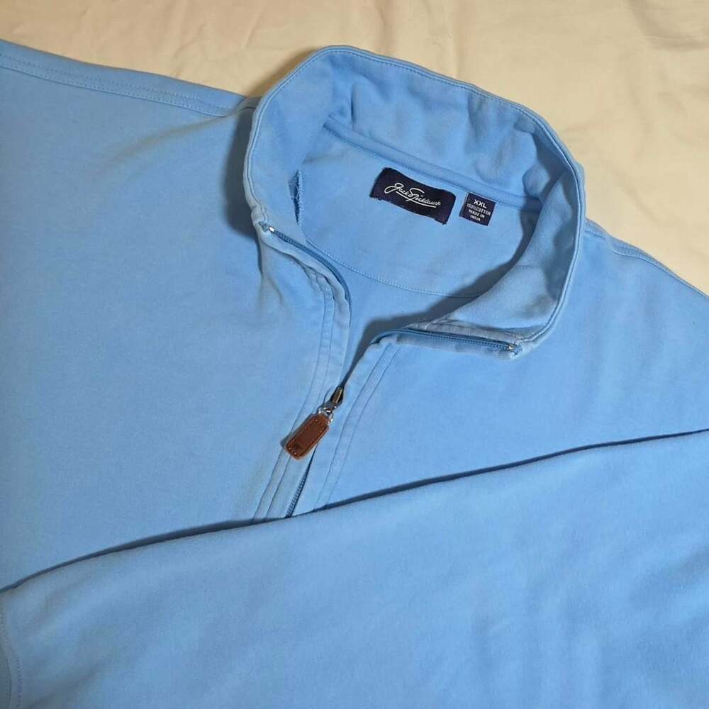 Jack Nicklaus Light Blue Quarter Zip Sweatshirt